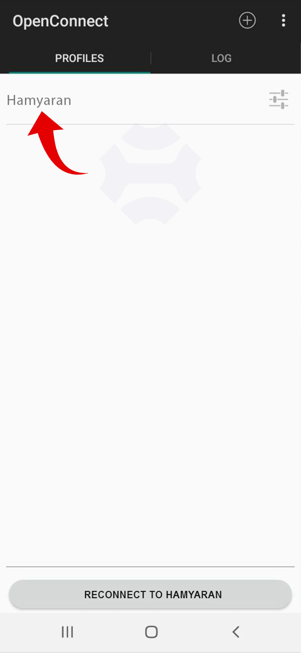 لیست کانکشن ها در openconnect